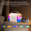 Portable Karaoke Machine with 2 Mics and LED Lights 4