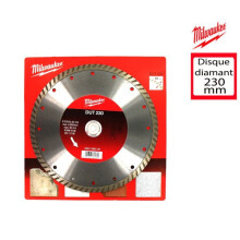 MILWAUKEE DUT universaali timanttilevy, halkaisija 230mm, turboleikkaus 4932399529