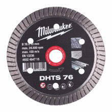 MILWAUKEE DHTS - Ø 76mm - 4932464715 timanttilevy