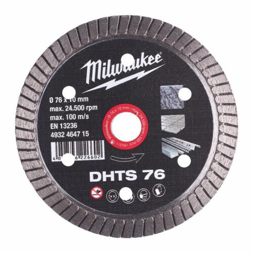 Milwaukee MILWAUKEE DHTS - Ø 76mm - 4932464715 timanttilevy