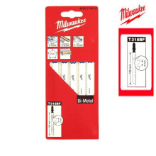 5 kpl MILWAUKEE metallipistosahan teriä 105 mm, 2 mm hampailla, Bi-metal 4932274653