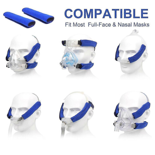 καλύμματα μάσκας CPAP με λουράκι, συμβατά με κεφαλοδέτη μάσκας CPAP, μαλακά επαν 1