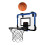 Wall-Mounted Mini Basketball Hoop for Outdoor Use Blue 3