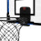 Wall-Mounted Mini Basketball Hoop for Outdoor Use Blue 6