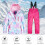 Girls' Ski Jacket and Pants Set Size 7-8 Windproof 4