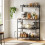 Bakers Rack with Storage and Power Outlet 36-inch Rustic 3