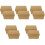HOMEMAXS Paper Storage Box with Lid 10 pcs 6