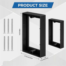 1/2 inch verlengstuk voor stopcontactdozen en stroomaansluitingen, duurzame kunststof adapter