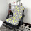 Polyester High-Back Chair Cushions Non-Slip Comfortable for 4