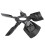 Engine Radiator Cooling Fan Blade Black Steel 1pc 5