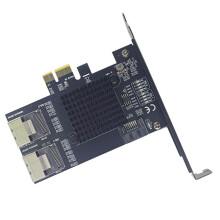 PCI-E 4x 3.0 4x, 8x, 16x to 2-Port MINISAS SFF-8087+ to 9-Port 3.0 Hard Drive 6G Expansion Card A