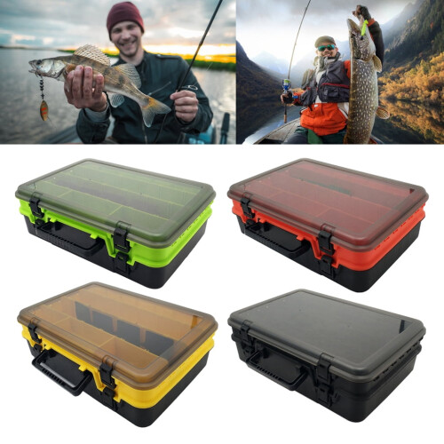 Fishing Tackle Box Waterproof Organizer with Lure Storage 1