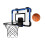 Wall-Mounted Mini Basketball Hoop for Outdoor Use Blue 4