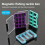 Portable fishing box waterproof lure accessory box 5