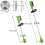 Lawn Trimmer Adjustable Length for Garden Weeding 2