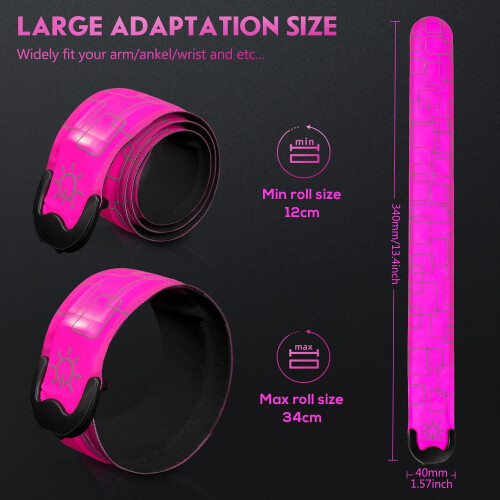 LED Armbands Rechargeable High-Vis 2 Pack 2