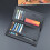 Men's Slim Long Bifold Wallet with ID Window and Multiple 2