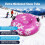 Snow Tube Inflatable Sled with Handles Thick Bottom 3 Pack 2
