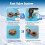Snow Tube Inflatable Sled with Handles Thick Bottom 3 Pack 3