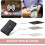Women's Leather Trifold Wallet with RFID Blocking and Pen 5