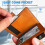 Men's Wallet with Money Clip and RFID Blocking 3.9" x 2.7" 4