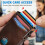 Men's Wallet with Money Clip and RFID Blocking 3.9" x 2.7" 5