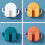 Wall Mount Phone Holders, Self-Adhesive Wall Beside Organizer Storage Box Bracket（Dark blue） 5