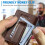 Men's Wallet with Money Clip and RFID Blocking 3.9" x 2.7" 6