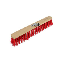 Balai-brosse - AWTOOLS - AW00152 - Cadre bois robuste - Poils nylon rigides - Douille métal 50 cm