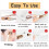 Eyebrow Trimmer Electric Eyebrow Epilator USB Rechargeable Eyebrow Razor 4