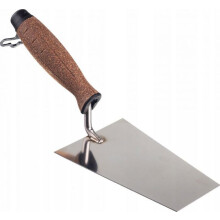 Truelle Trapézoïdale en Inox - Awtools - AW27460 - 130 mm - Manche en Liège