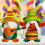 Fiesta Gnome βελούδινη διακόσμηση, συμβατή με προμήθειες πάρτι Cinco de Mayo, 4