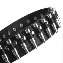 Cinto com rebites estilo gótico e punk para homem e mulher, fácil de usar, para calças, visual urbano e resistente