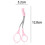 Eyebrow Grooming Scissors With Detachable Comb, Ergonomically Designed For Comfort And Control 2