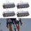 2 Pair Bicycles Brake Pad for Front Back Wheel Mountain Bicycles 7