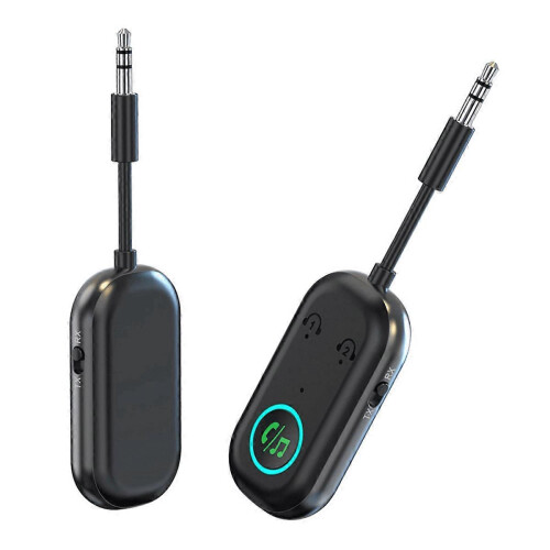 BR08 Car Bluetooth Receiver and Transmitter RX and TX Both Support Connecting Two Bluetooth Devices At the Same Time 2