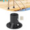 Chain Link Fence Pole Floor Flange Heavy Duty 65mm Inner 8