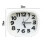 Candy color three-dimensional digital silent alarm clock creative alarm clock gift 2