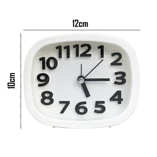 Candy color three-dimensional digital silent alarm clock creative alarm clock gift 1