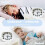 Candy color three-dimensional digital silent alarm clock creative alarm clock gift 4