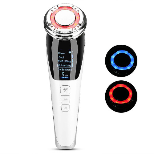 Μηχανή ομορφιάς EMS Micro Current Phototherapy Hot Cold Compress Massager 2