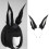 Anime Cosplay Props Θηρίο Λύκος Τρίχα Σκουφάκι Γούνινο Κουνέλι Χτένισμα για τ 4