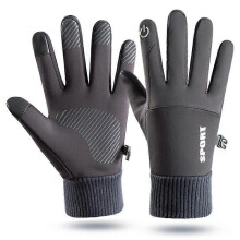 Winterhandschuhe für Herren, wasserdicht, Touchscreen-geeignet, winddicht, für Sport, Angeln, Autofahren, Motorradfahren, Skifahre