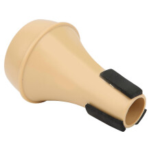 Tłumik do trąbki, półzamknięty, miniaturowy, lekki, do ćwiczeń, instrument muzyczny (żółty)