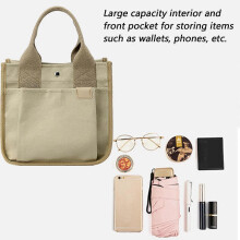 Geantă mică de damă cu fermoar, geantă de pânză crossbody, geantă de umăr, geantă hobo, geantă messenger