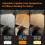Lampe 100 étiquettes d'index 3 modes couleur 5 luminosités 3