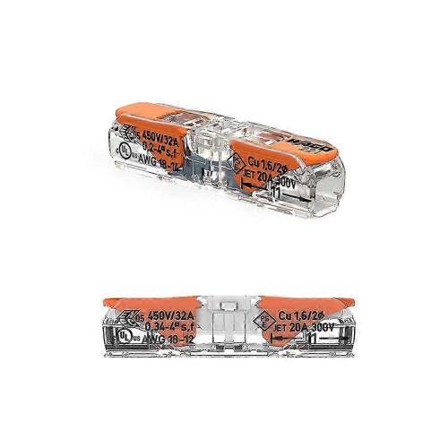 Conectori compacți pentru îmbinarea conductorilor Wago 221-2401 (60 buc) 1