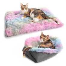 Cama para mascotas Pet Resting Oasis, antideslizante, con base impermeable para una relajación segura y seca, 14.6 x 11.4 x 3.2 pu