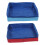 Piscine pliable pour chiens, piscine en plastique pliable-Bleu 4
