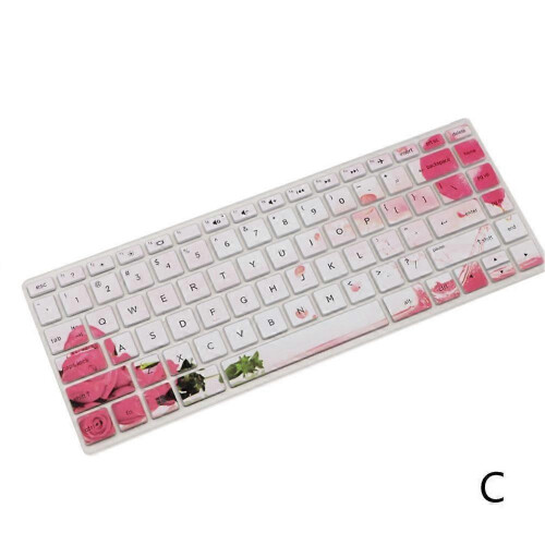 Capa Protetora para Teclado de 14 Polegadas para Portátil, Silenciosa e Resistente, Multicolorida 2